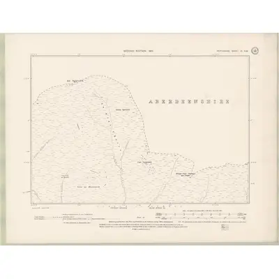 1898 Map of Perth and Clackmannan Sheet VI.NW, 1901 Print