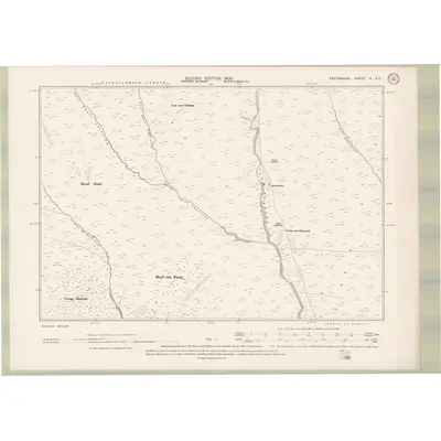 1898 Map of Perth and Clackmannan Sheet X.SE, 1900 Print