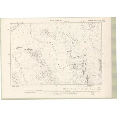 1898 Map of Perth and Clackmannan Sheet XC.SE, 1901 Print
