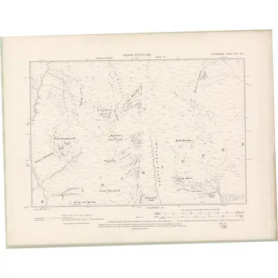 1898 Map of Perth and Clackmannan Sheet XCI.SE, 1901 Print