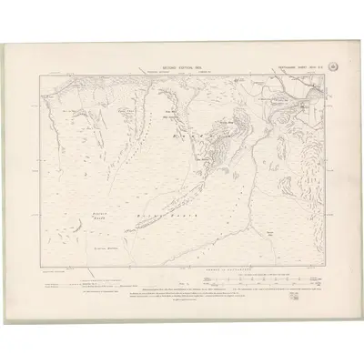 1898 Map of Perth and Clackmannan Sheet XCIII.SE, 1901 Print