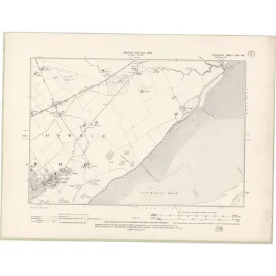 1898 Map of Perth and Clackmannan Sheet XCIX.NE, 1902 Print