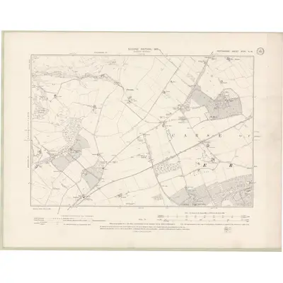 1899 Map of Perth and Clackmannan Sheet XCIX.NW, 1901 Print