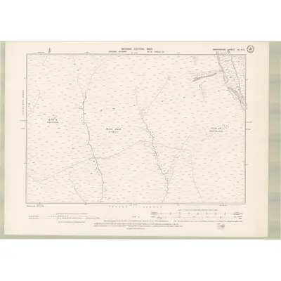 1898 Map of Perth and Clackmannan Sheet XI.NE, 1900 Print