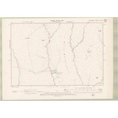 1898 Map of Perth and Clackmannan Sheet XI.SW, 1900 Print