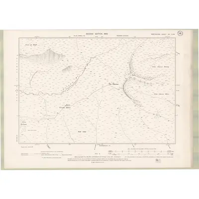 1898 Map of Perth and Clackmannan Sheet XIV.NW, 1900 Print