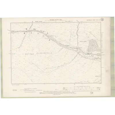 1898 Map of Perth and Clackmannan Sheet XIX.NE, 1900 Print