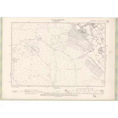 1898 Map of Perth and Clackmannan Sheet XLI.SE, 1900 Print