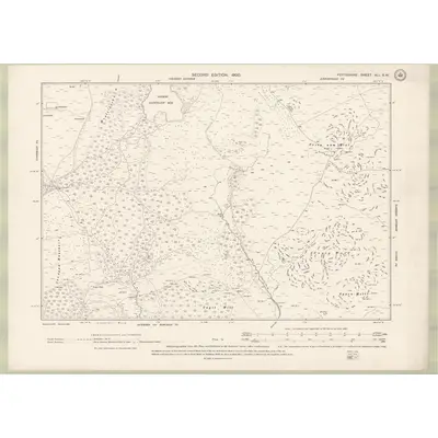 1898 Map of Perth and Clackmannan Sheet XLI.SW, 1900 Print