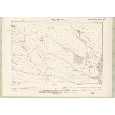 1898 Map of Perth and Clackmannan Sheet XLII.SE, 1901 Print