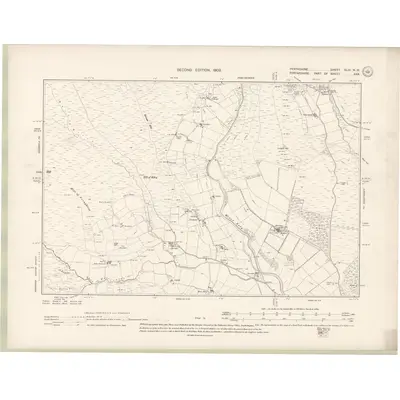 1898 Map of Perth and Clackmannan Sheet XLIII.NW, 1902 Print