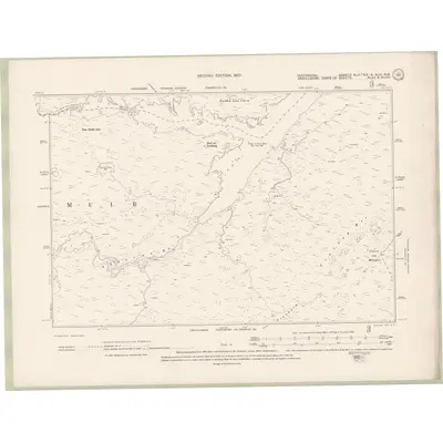 1898 Map of Perth and Clackmannan Sheet XLIIIa.NE & XLIV.NW, 1901 Print