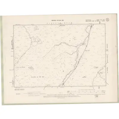 1899 Map of Perth and Clackmannan Sheet XLIV.NE, 1901 Print