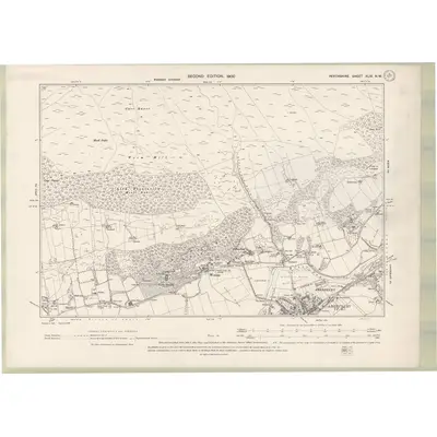 1899 Map of Perth and Clackmannan Sheet XLIX.NW, 1900 Print