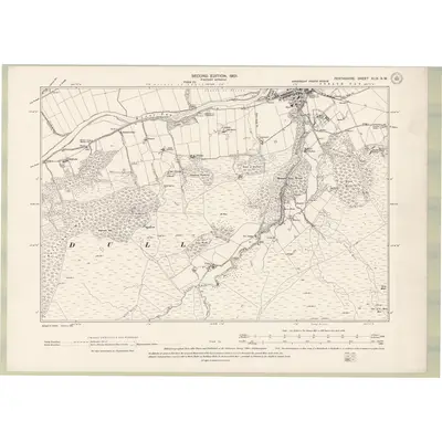1899 Map of Perth and Clackmannan Sheet XLIX.SW, 1901 Print