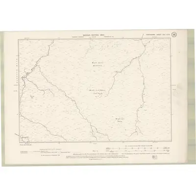 1898 Map of Perth and Clackmannan Sheet XLV.NW, 1900 Print