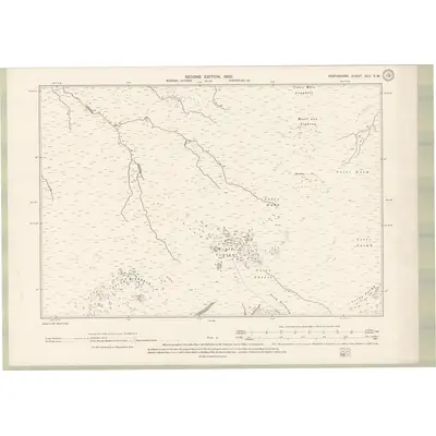 1898 Map of Perth and Clackmannan Sheet XLV.SW, 1900 Print