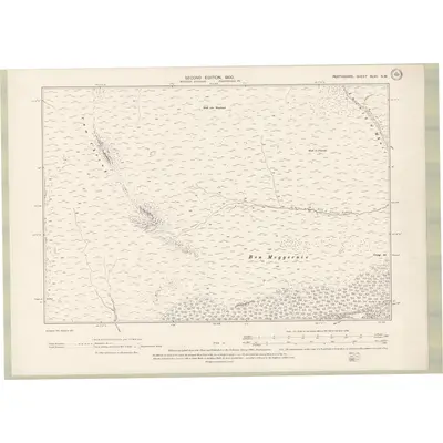 1898 Map of Perth and Clackmannan Sheet XLVI.SW, 1900 Print
