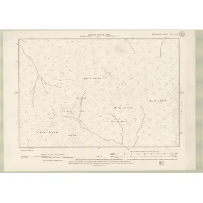 1898 Map of Perth and Clackmannan Sheet XLVII.NW, 1900 Print