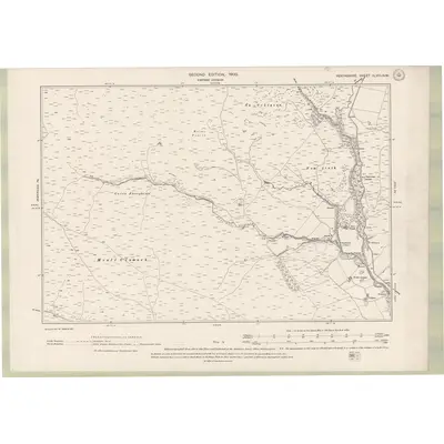 1898 Map of Perth and Clackmannan Sheet XLVIII.NW, 1900 Print