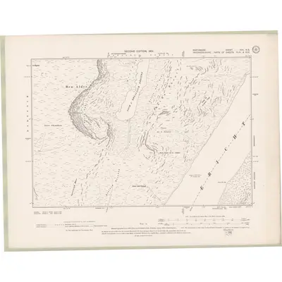 1898 Map of Perth and Clackmannan Sheet XVII.NE, 1901 Print