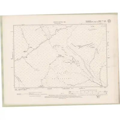 1898 Map of Perth and Clackmannan Sheet XVII.NW, 1901 Print