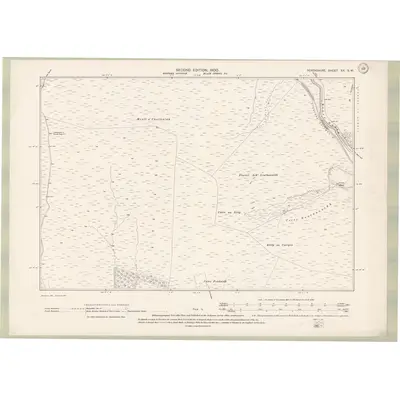 1898 Map of Perth and Clackmannan Sheet XX.SW, 1900 Print