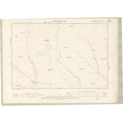 1898 Map of Perth and Clackmannan Sheet XXII.SE, 1900 Print