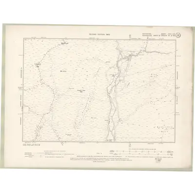 1898 Map of Perth and Clackmannan Sheet XXIV.NE, 1902 Print