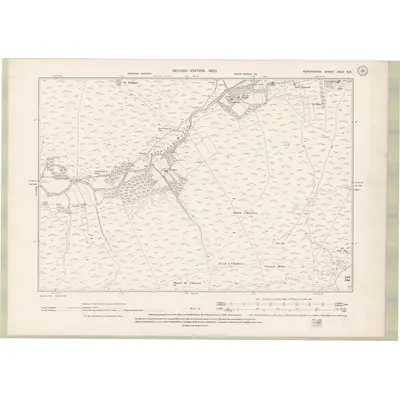 1898 Map of Perth and Clackmannan Sheet XXIX.NE, 1900 Print