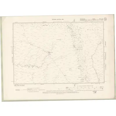 1898 Map of Perth and Clackmannan Sheet XXV.NE, 1901 Print