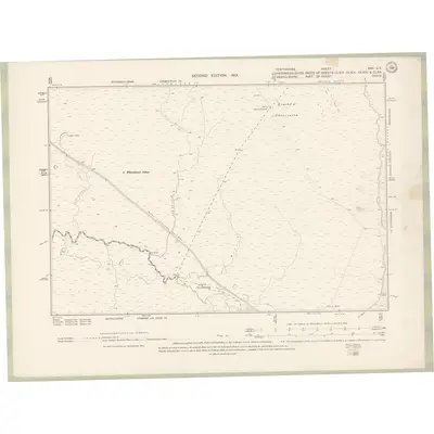 1898 Map of Perth and Clackmannan Sheet XXV.SE, 1901 Print