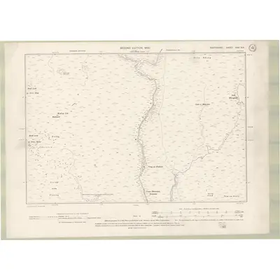 1898 Map of Perth and Clackmannan Sheet XXVI.SE, 1900 Print