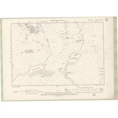 1898 Map of Perth and Clackmannan Sheet XXVI.SW, 1900 Print