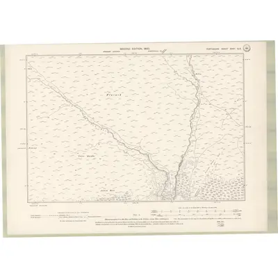1898 Map of Perth and Clackmannan Sheet XXVII.SE, 1900 Print