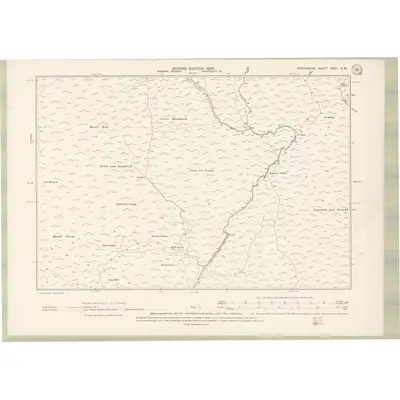 1898 Map of Perth and Clackmannan Sheet XXVII.SW, 1900 Print