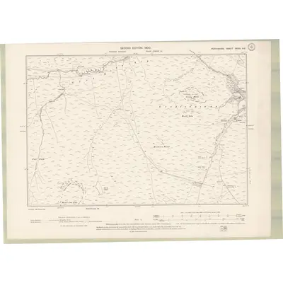 1898 Map of Perth and Clackmannan Sheet XXVIII.NE, 1900 Print