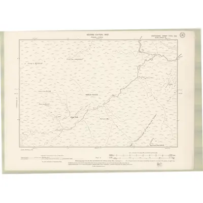 1898 Map of Perth and Clackmannan Sheet XXVIII.NW, 1900 Print
