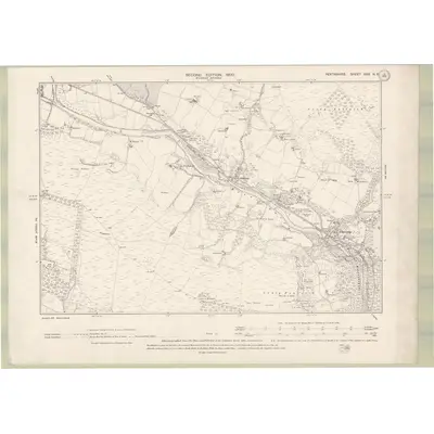 1899 Map of Perth and Clackmannan Sheet XXX.NE, 1900 Print