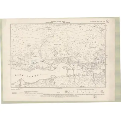 1899 Map of Perth and Clackmannan Sheet XXX.SW, 1900 Print