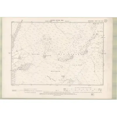 1899 Map of Perth and Clackmannan Sheet XXXI.NW, 1900 Print