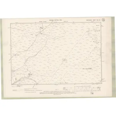 1899 Map of Perth and Clackmannan Sheet XXXI.SE, 1900 Print