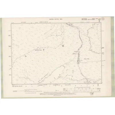 1898 Map of Perth and Clackmannan Sheet XXXIV.NE, 1900 Print