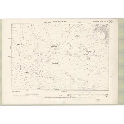 1898 Map of Perth and Clackmannan Sheet XXXIX.NE, 1900 Print