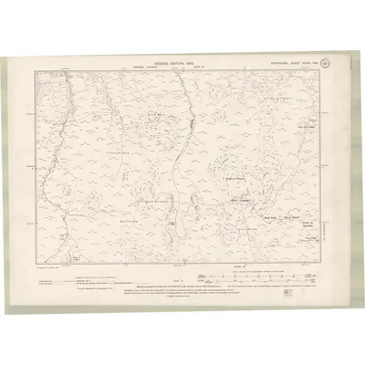 1898 Map of Perth and Clackmannan Sheet XXXIX.NW, 1900 Print