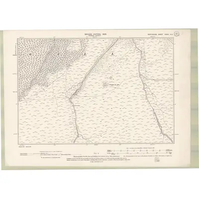 1898 Map of Perth and Clackmannan Sheet XXXVI.SE, 1900 Print