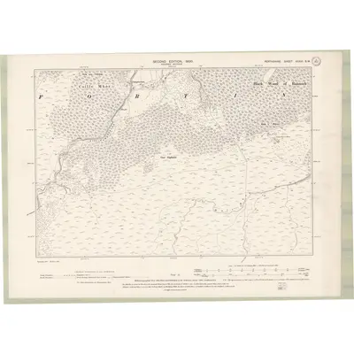 1898 Map of Perth and Clackmannan Sheet XXXVI.SW, 1900 Print