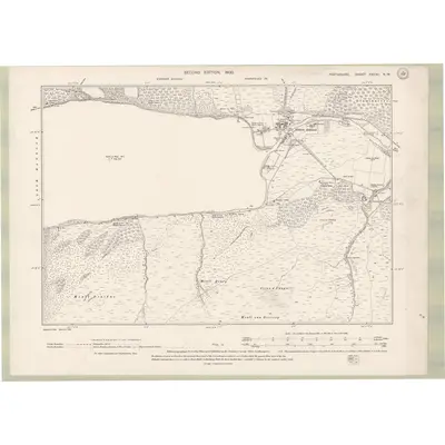 1898 Map of Perth and Clackmannan Sheet XXXVII.NW, 1900 Print