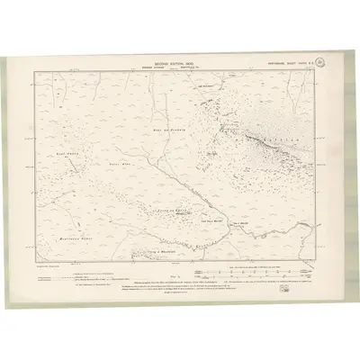 1898 Map of Perth and Clackmannan Sheet XXXVII.SE, 1900 Print