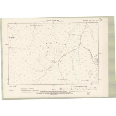 1898 Map of Perth and Clackmannan Sheet XXXVII.SW, 1900 Print